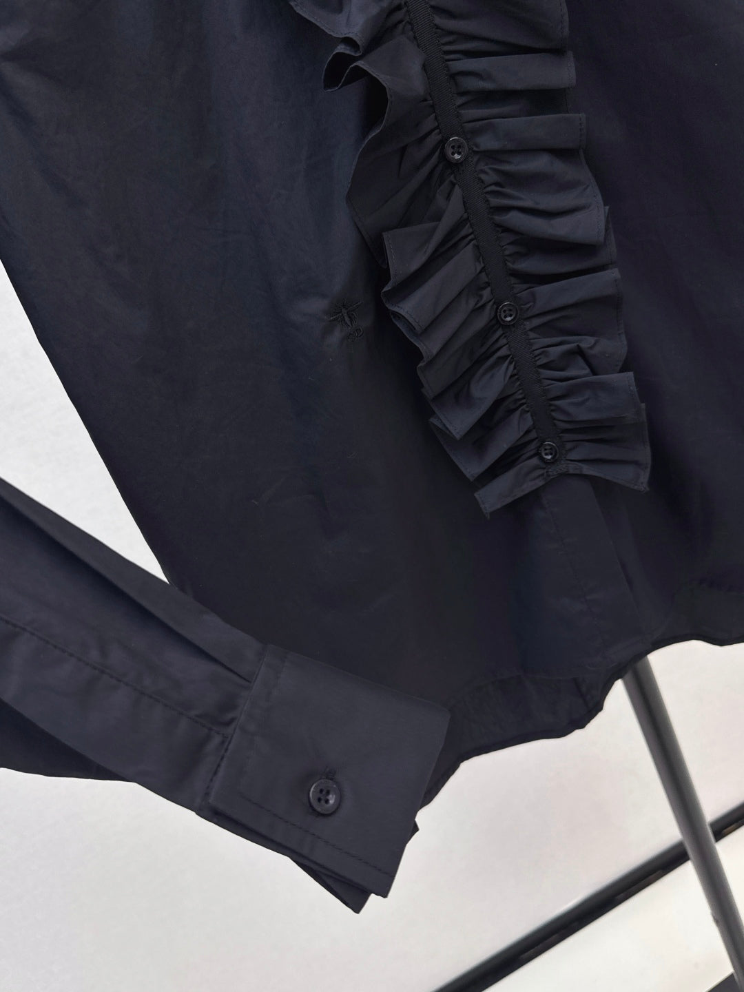 CD 25fw ruffle shirt