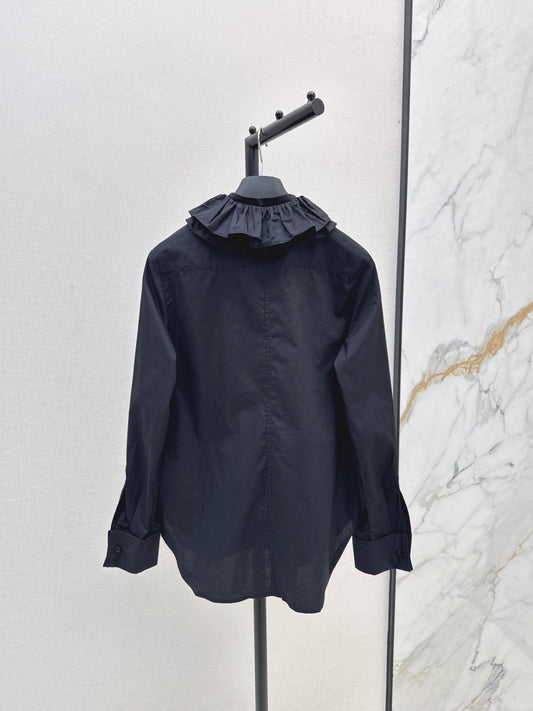 CD 25fw ruffle shirt