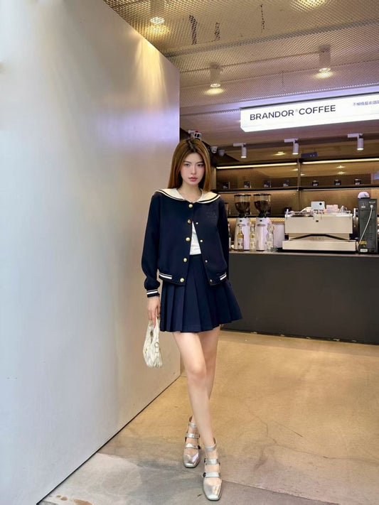 Miu 25fw navy suit
