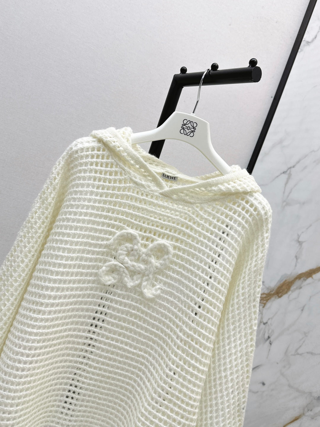 Loe 25fw hollow hoodie