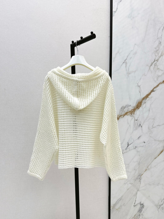 Loe 25fw hollow hoodie