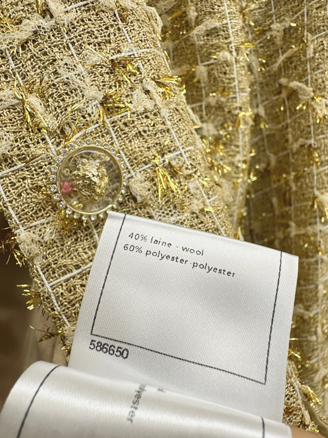 Chan 25fw woven tweed suit