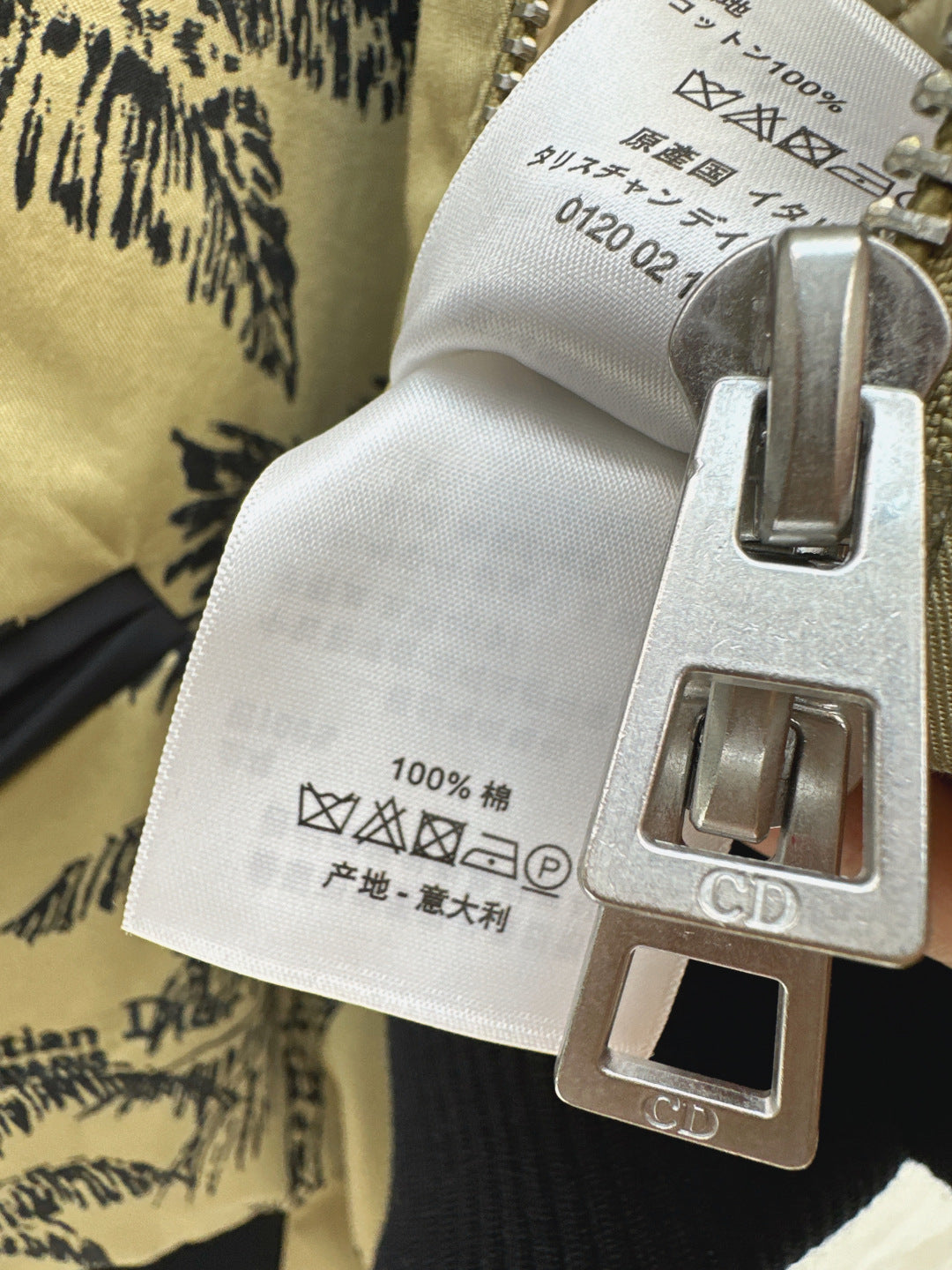 CD 25fw printed jacket