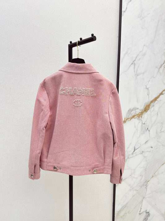 Chan 25fw leather jacket