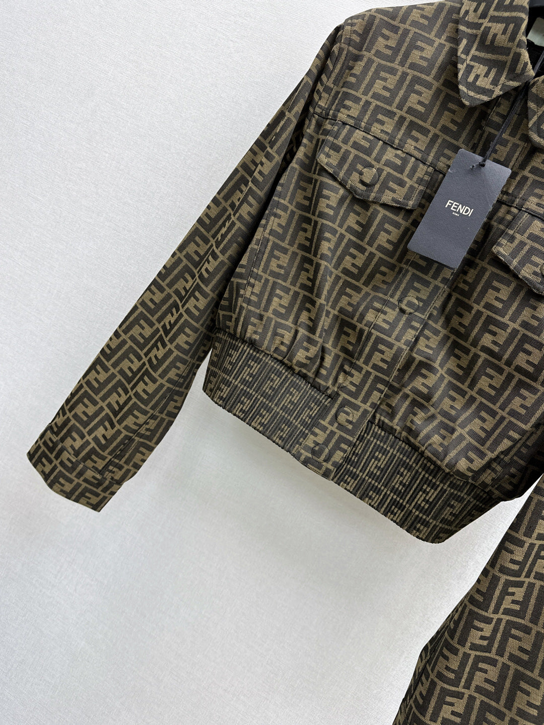 Fend 25fw jacquard jacket