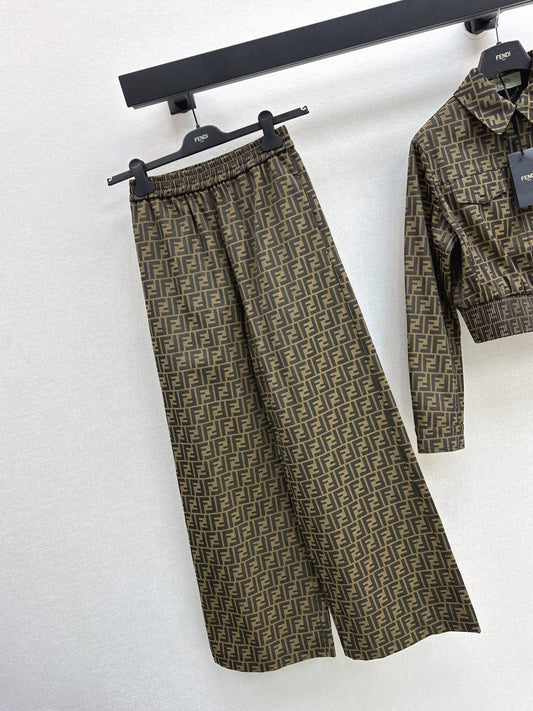 Fend 25fw jacquard pants