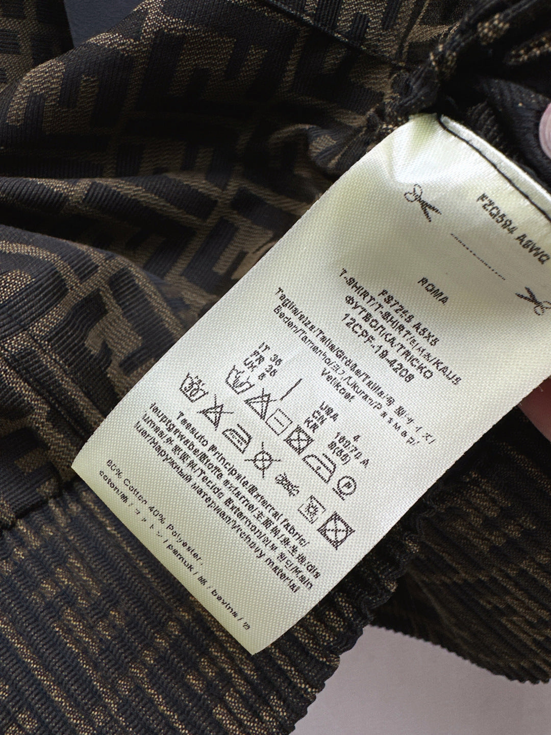 Fend 25fw jacquard pants