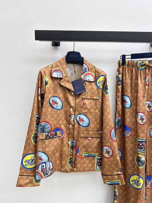 Louis 25fw printed suit