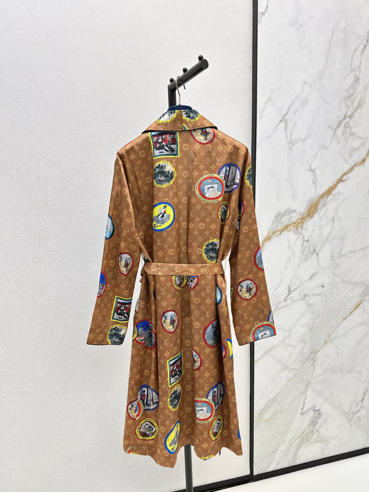 Louis 25fw printed coat