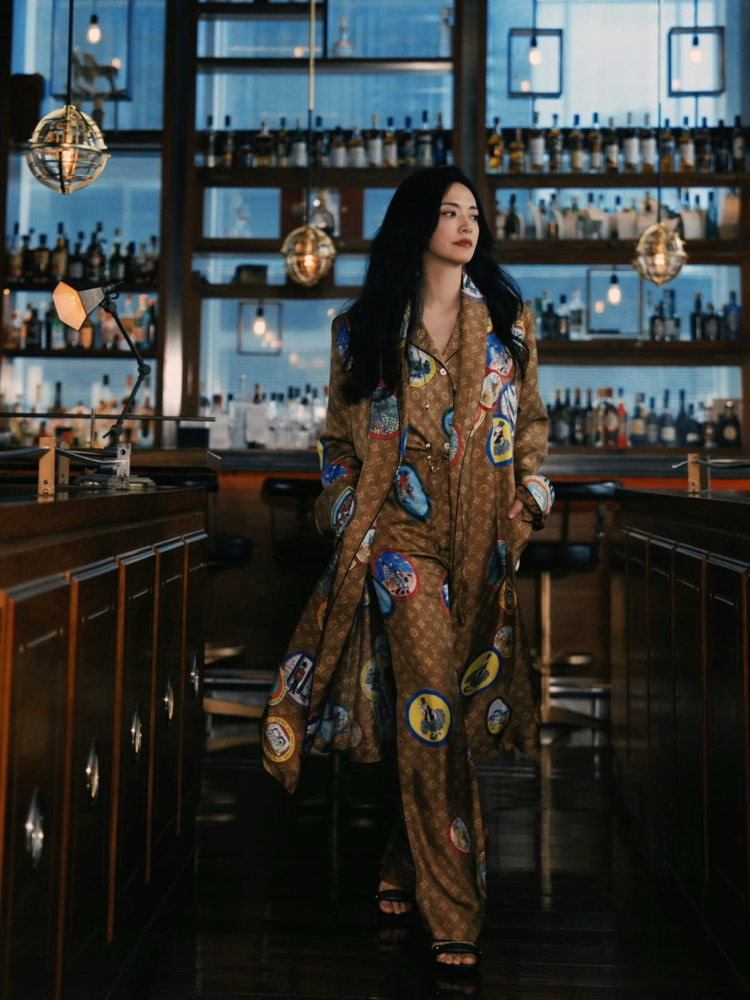 Louis 25fw printed coat