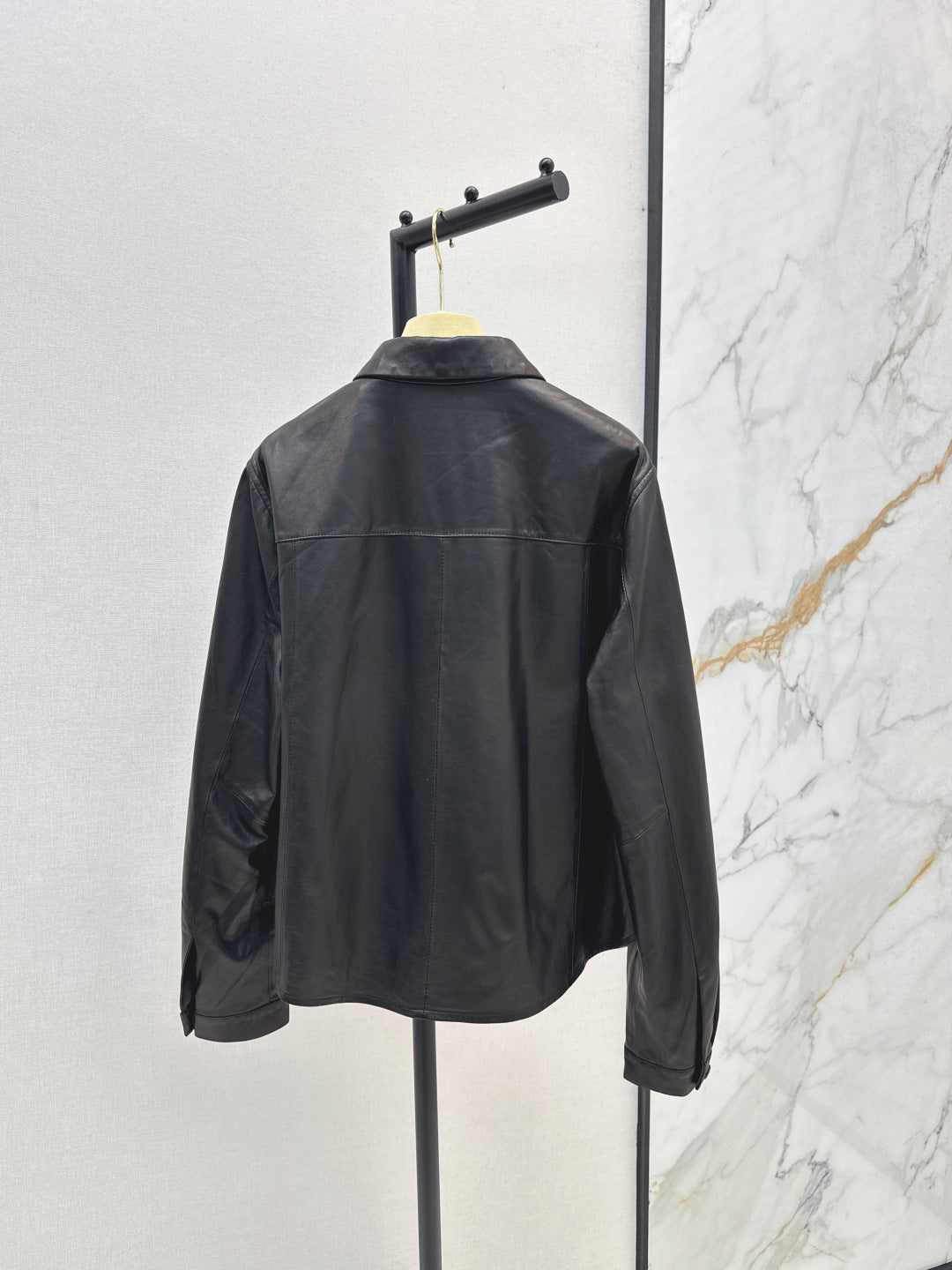Miu 25fw leather jacket