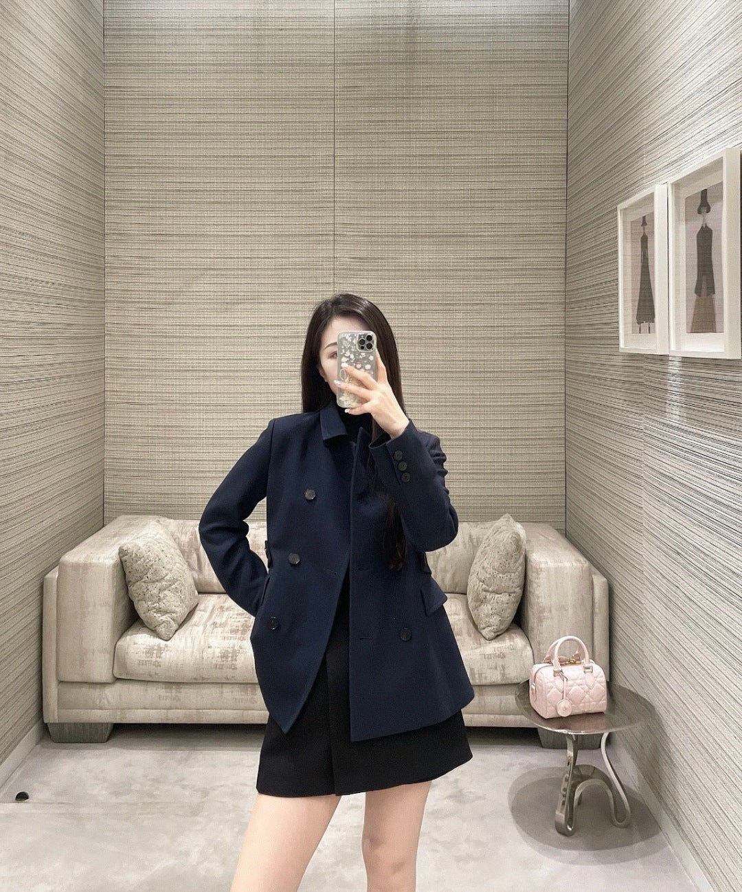 CD 25fw lapel jacket