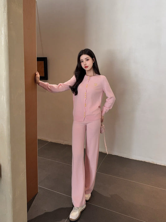 Chan 25fw knitted suit
