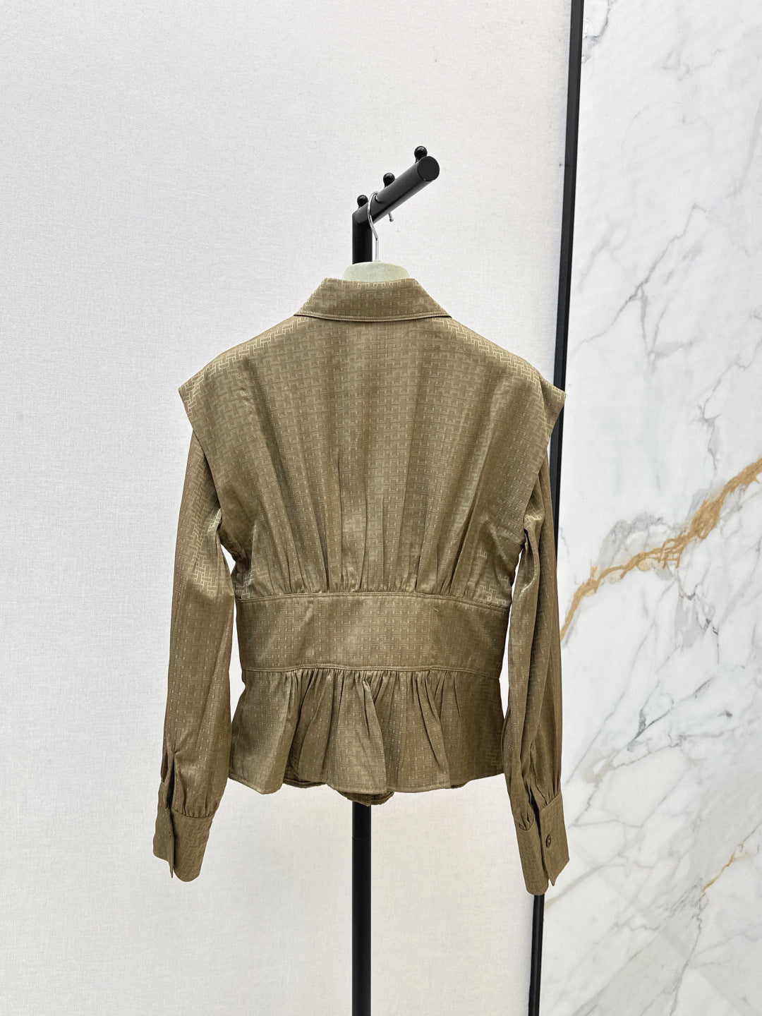 Herm 25fw jacquard shirt