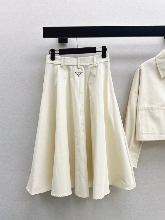 Pra 25fw pleated skirt