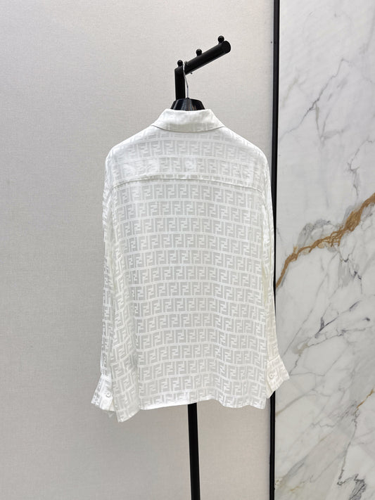 Fend 25fw jacquard shirt