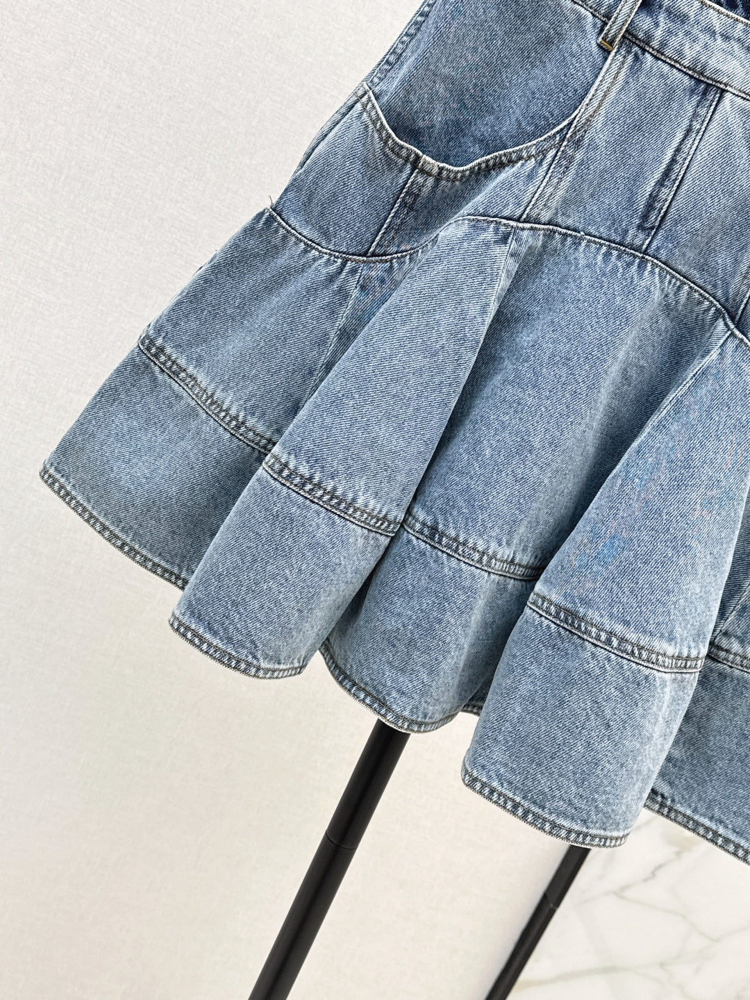 Zimm 25fw denim skirt
