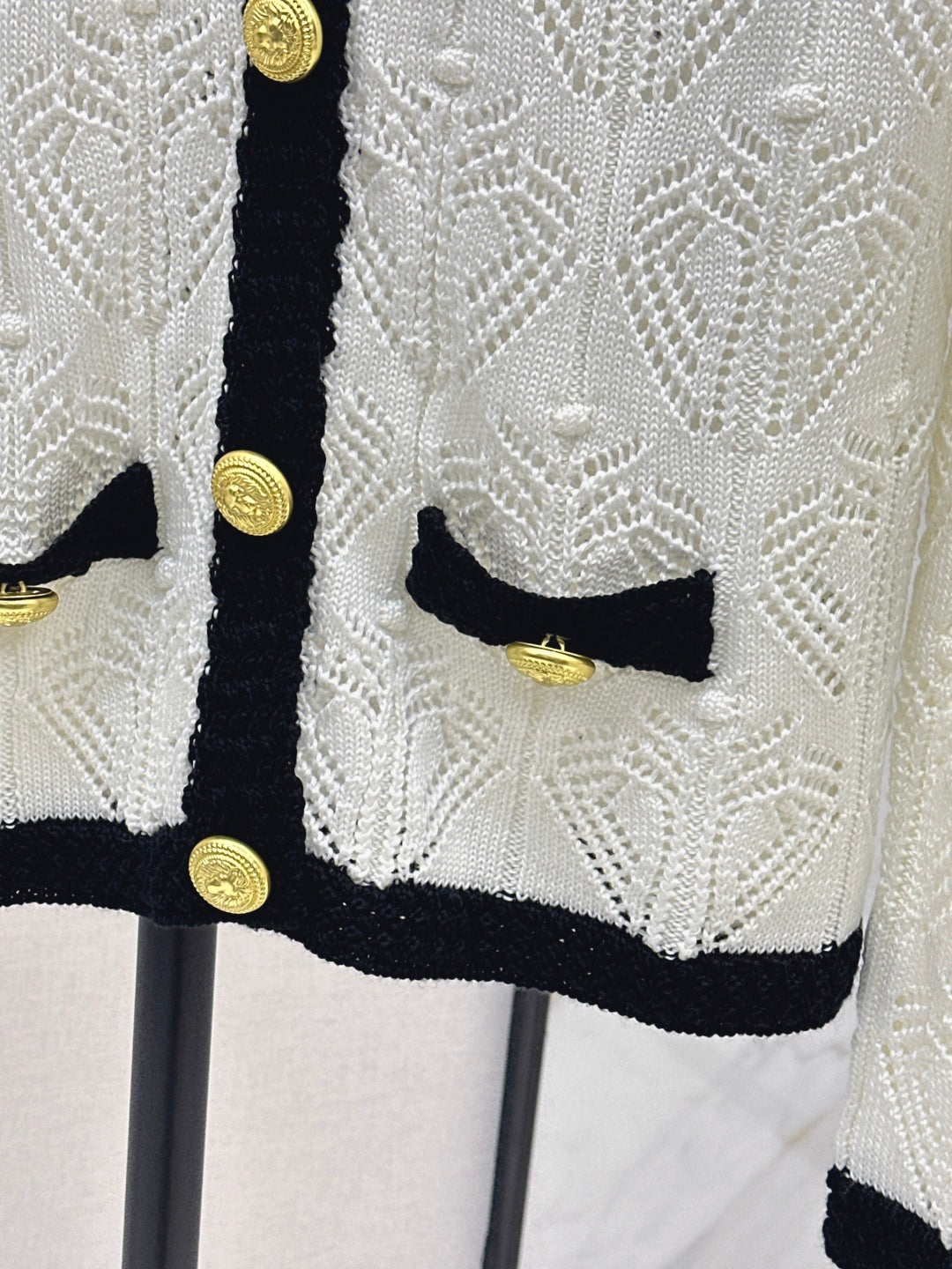 Bal 25fw knitted cardigan