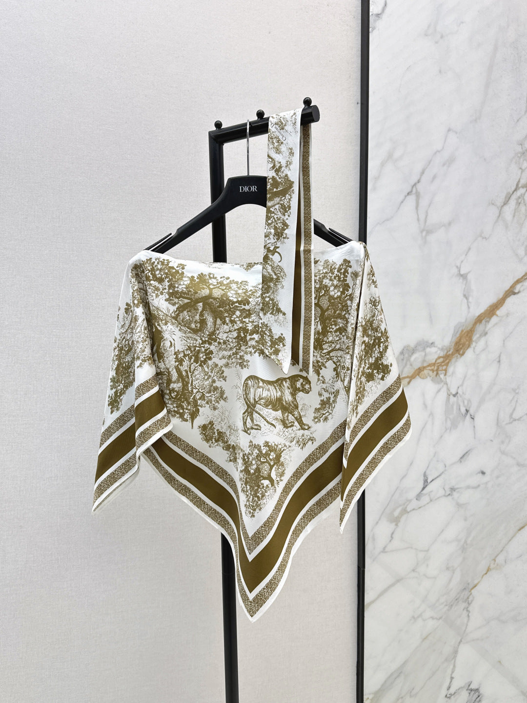 CD 25fw silk cape shirt