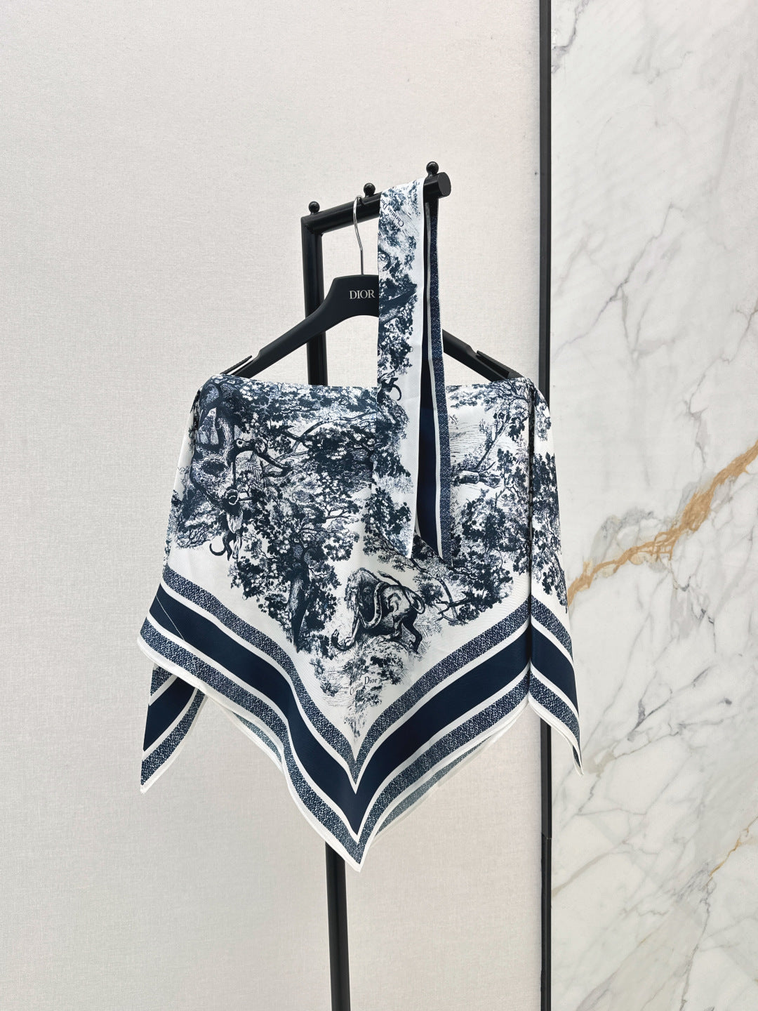 CD 25fw silk cape shirt