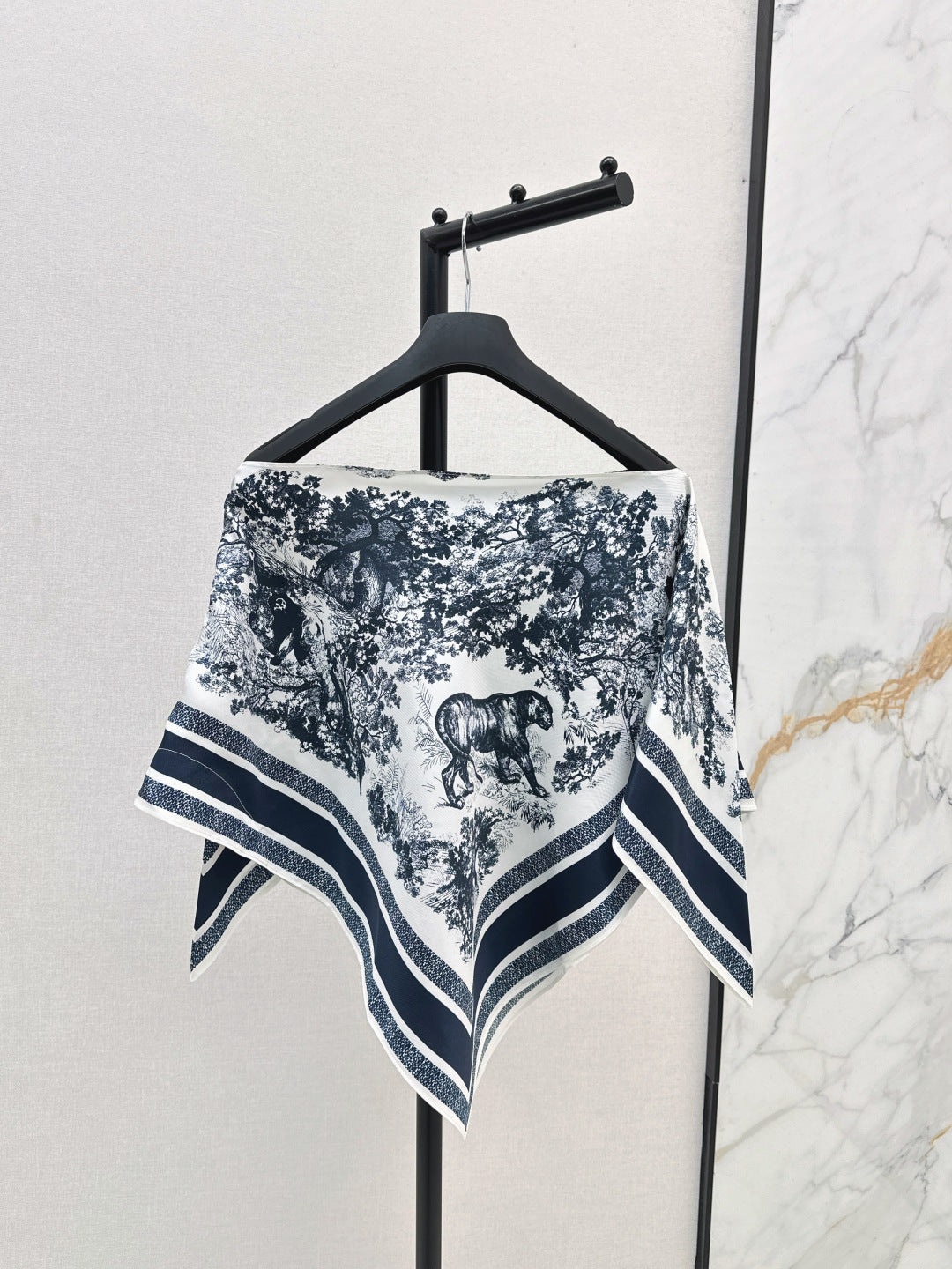CD 25fw silk cape shirt