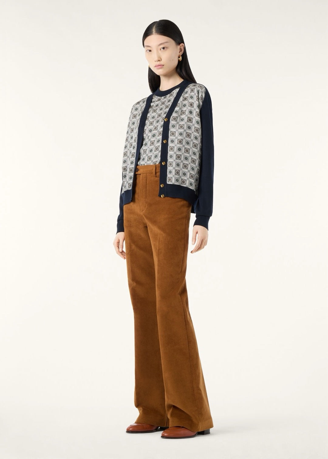 Loro 25fw knitted cardigan