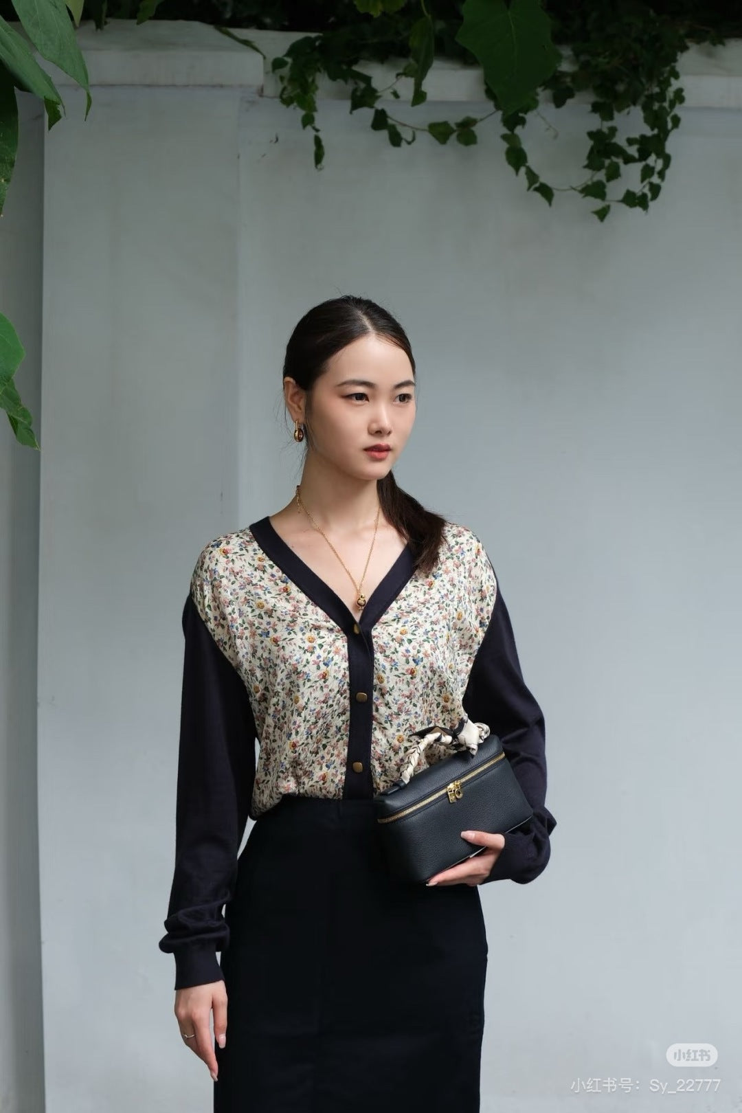 Loro 25fw knitted cardigan