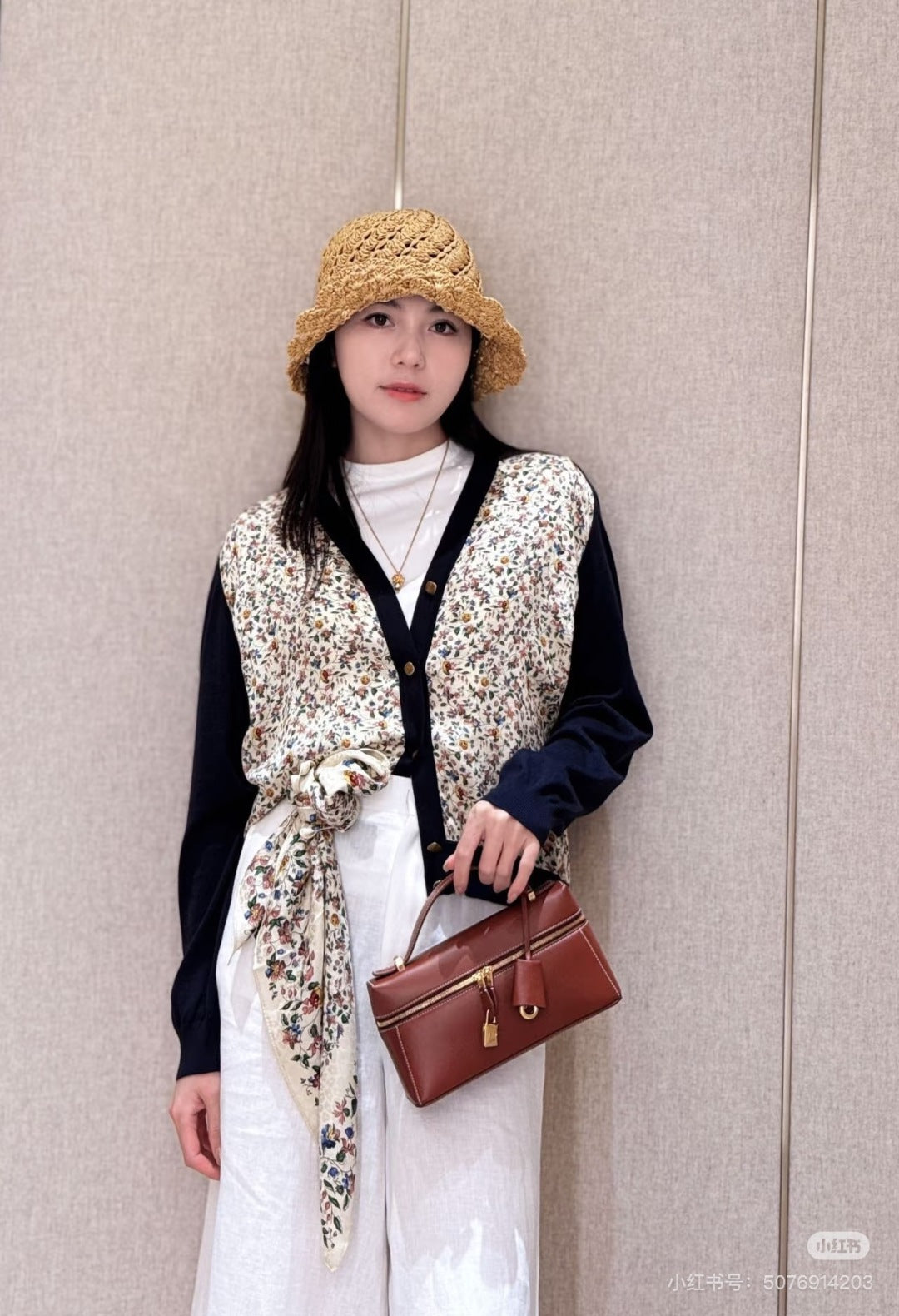 Loro 25fw knitted cardigan