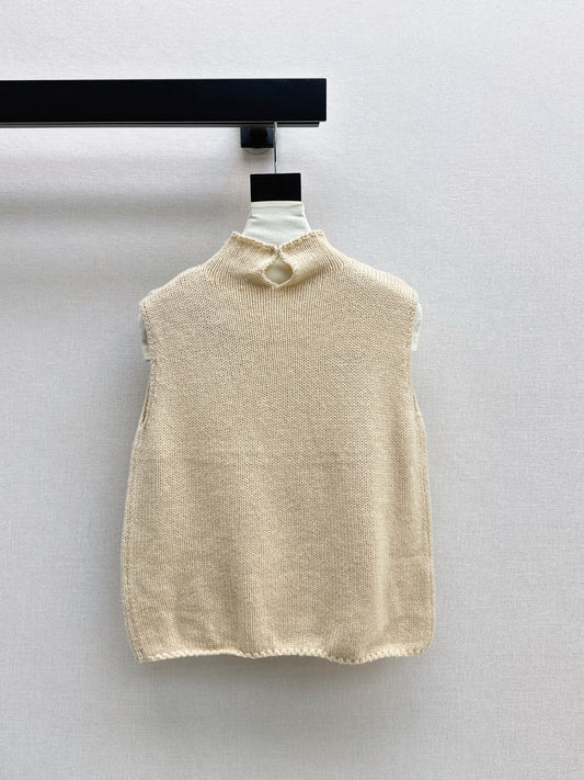 Chan 25fw knitted vest