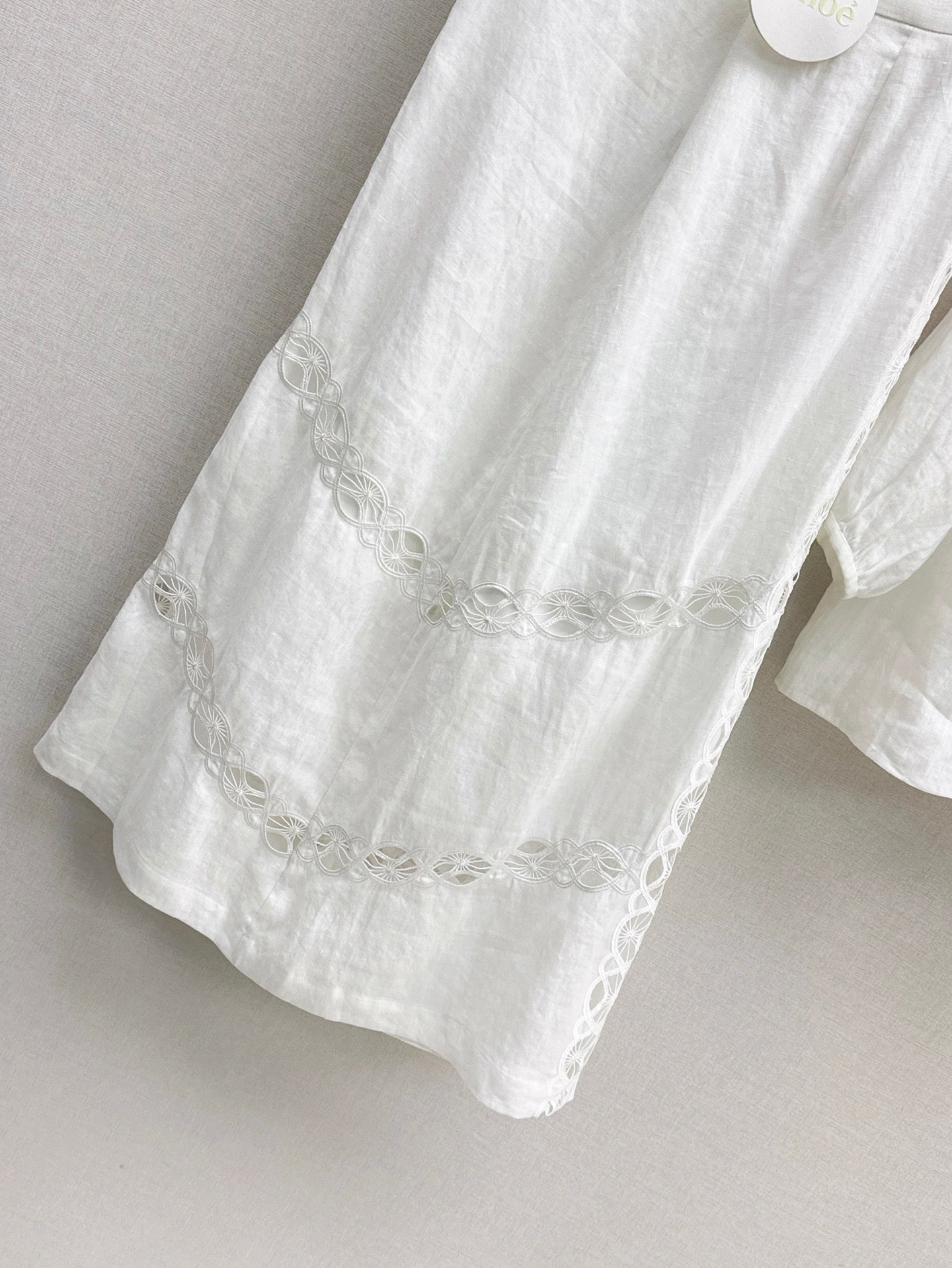 Chl 25fw linen skirt
