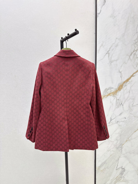 Guc 25fw jacquard blazer