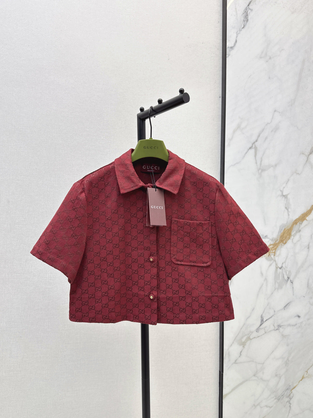 Guc 25fw jacquard shirt