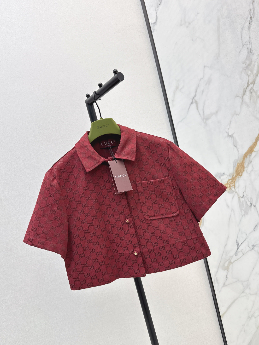 Guc 25fw jacquard shirt