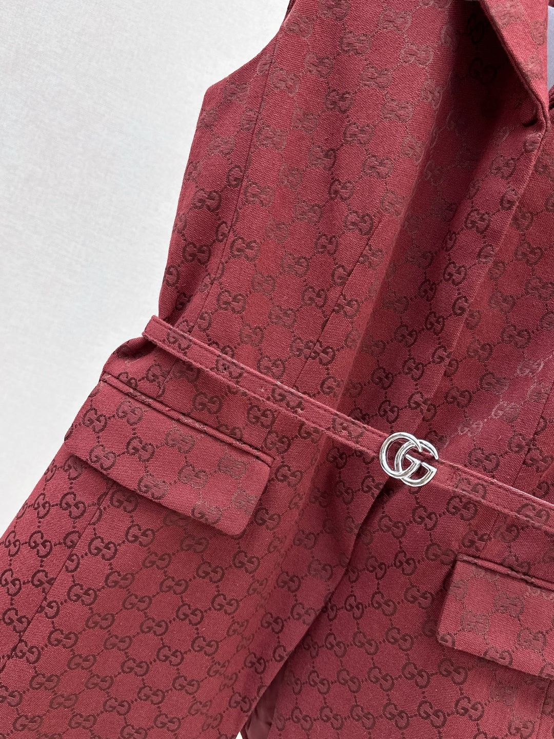 Guc 25fw jacquard vest