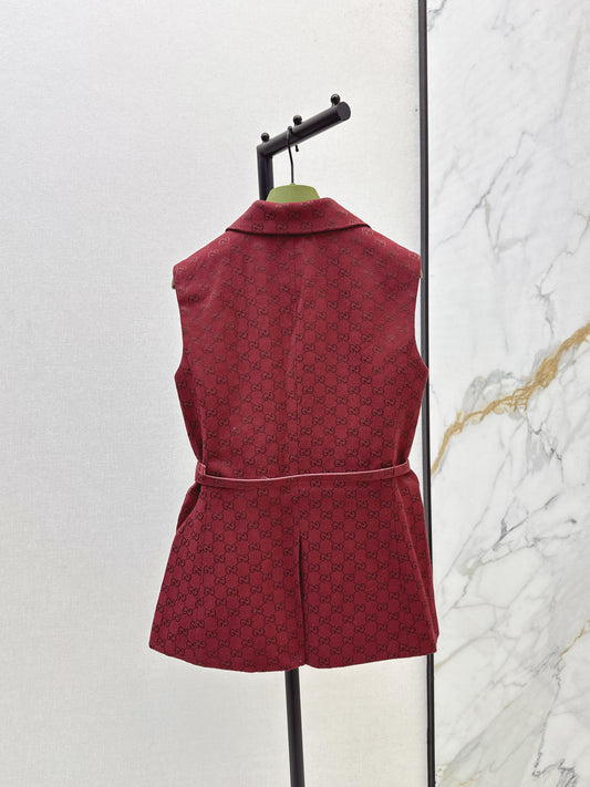 Guc 25fw jacquard vest