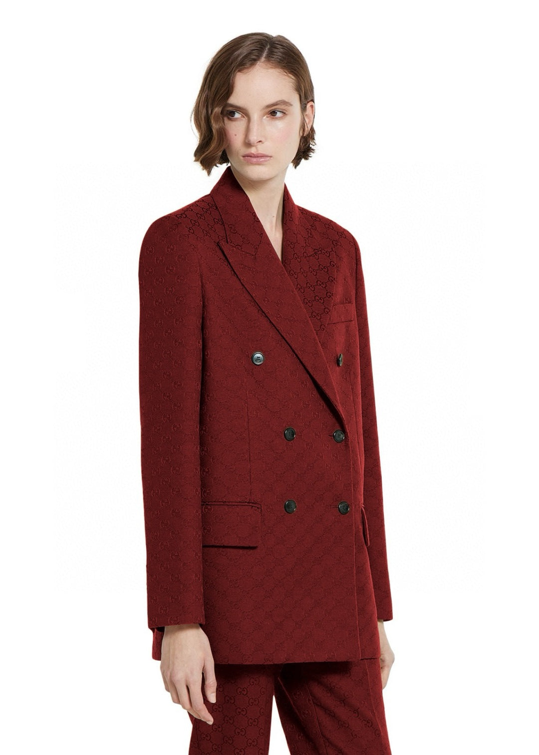Guc 25fw jacquard blazer