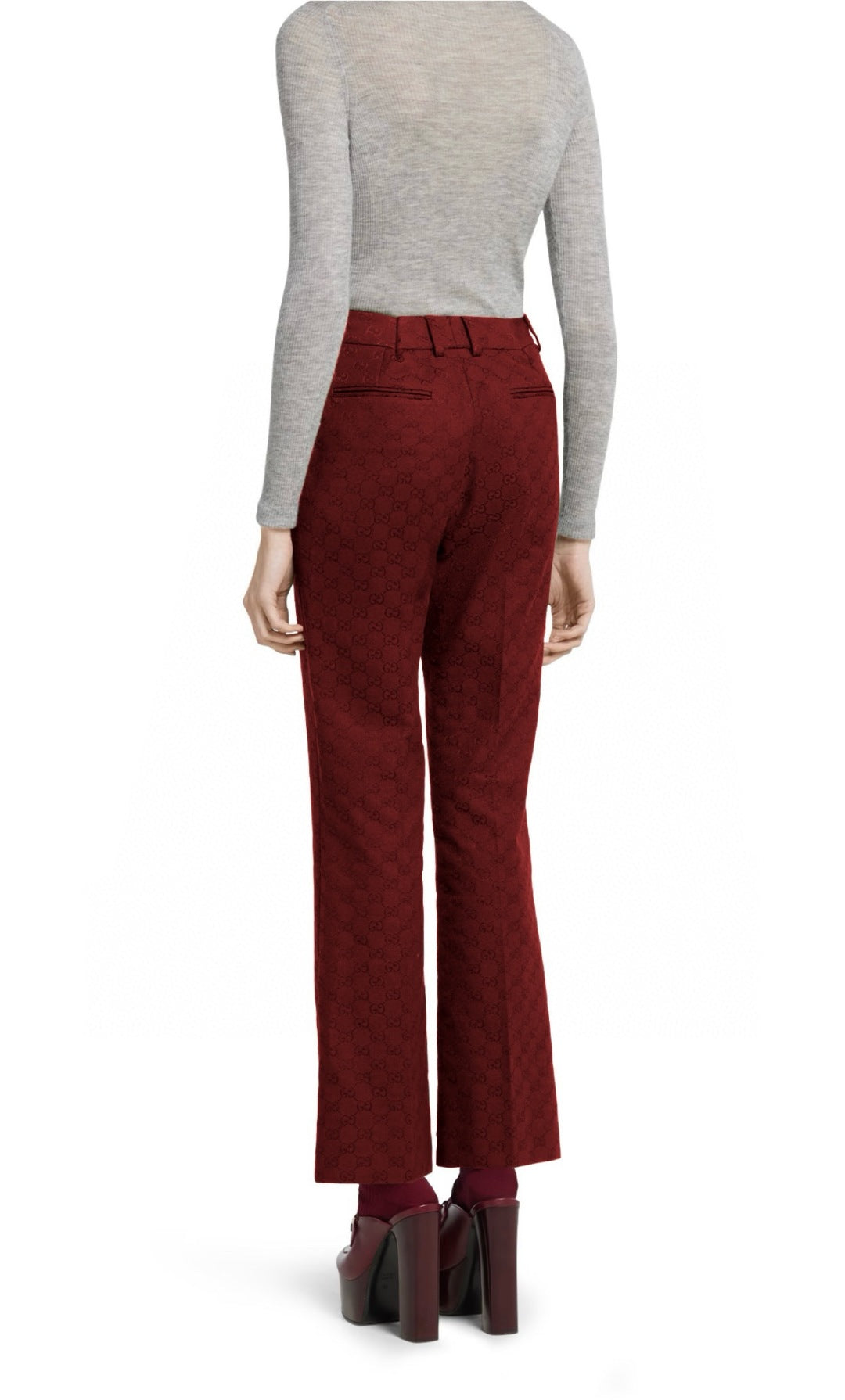 Guc 25fw jacquard pants