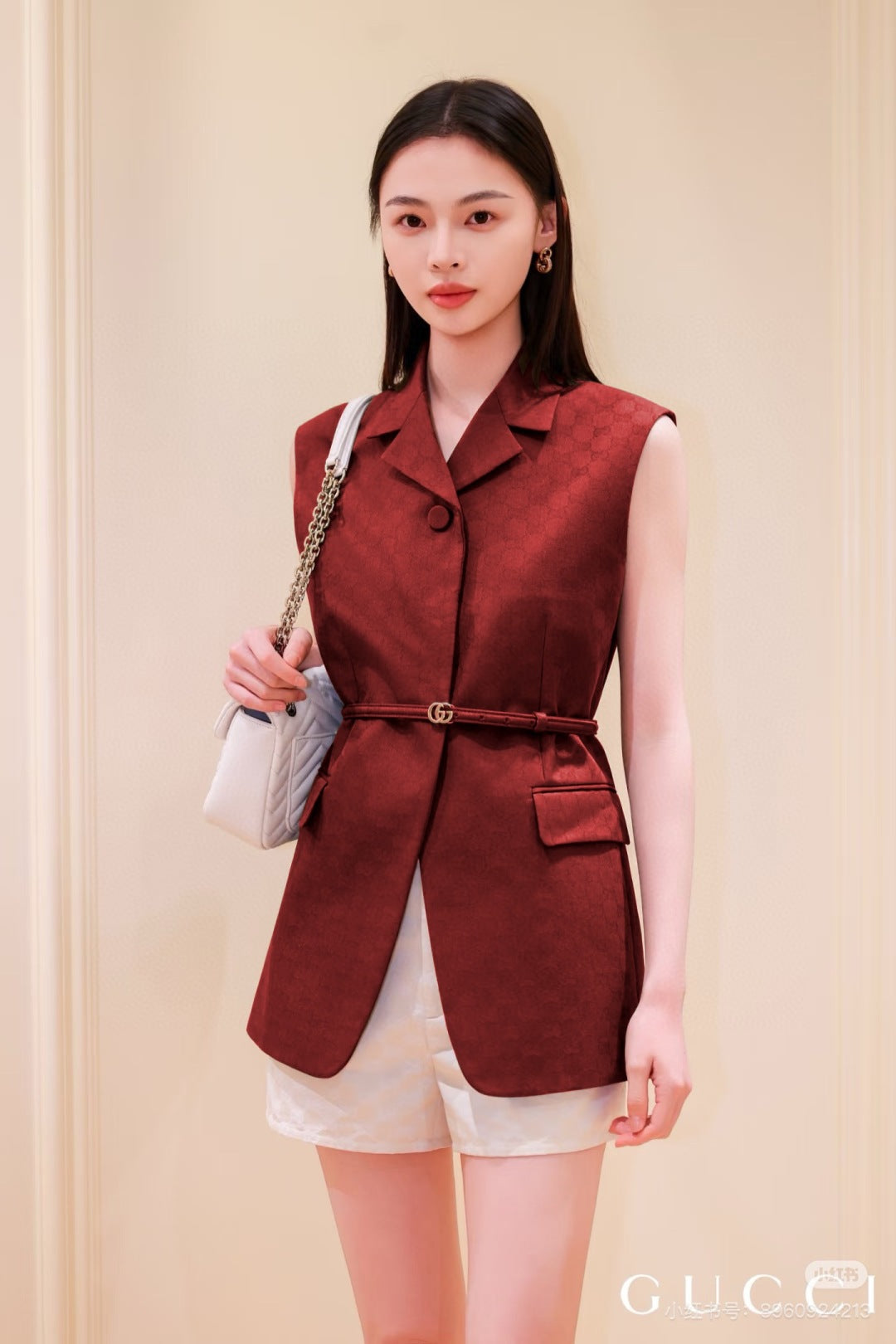 Guc 25fw jacquard vest