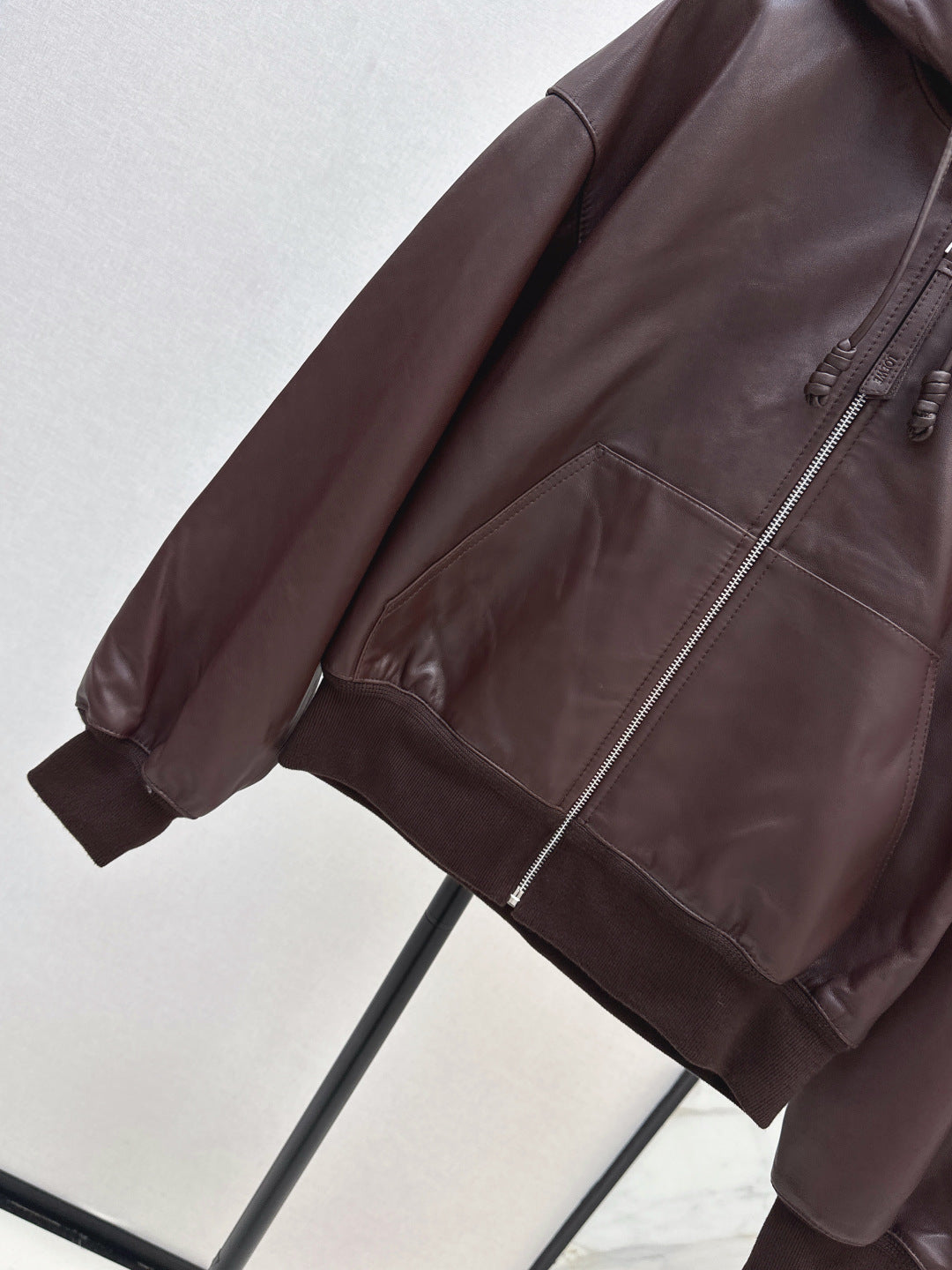 Loe 25fw leather jacket