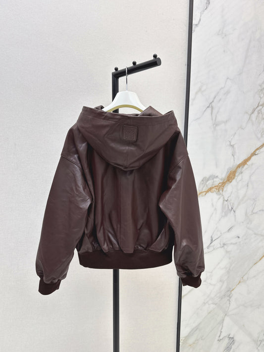 Loe 25fw leather jacket