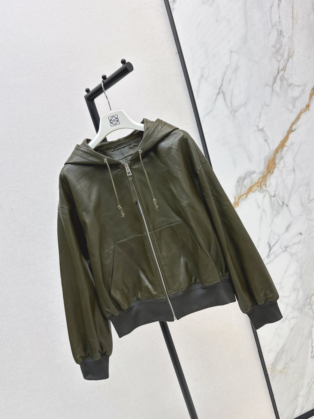 Loe 25fw leather jacket