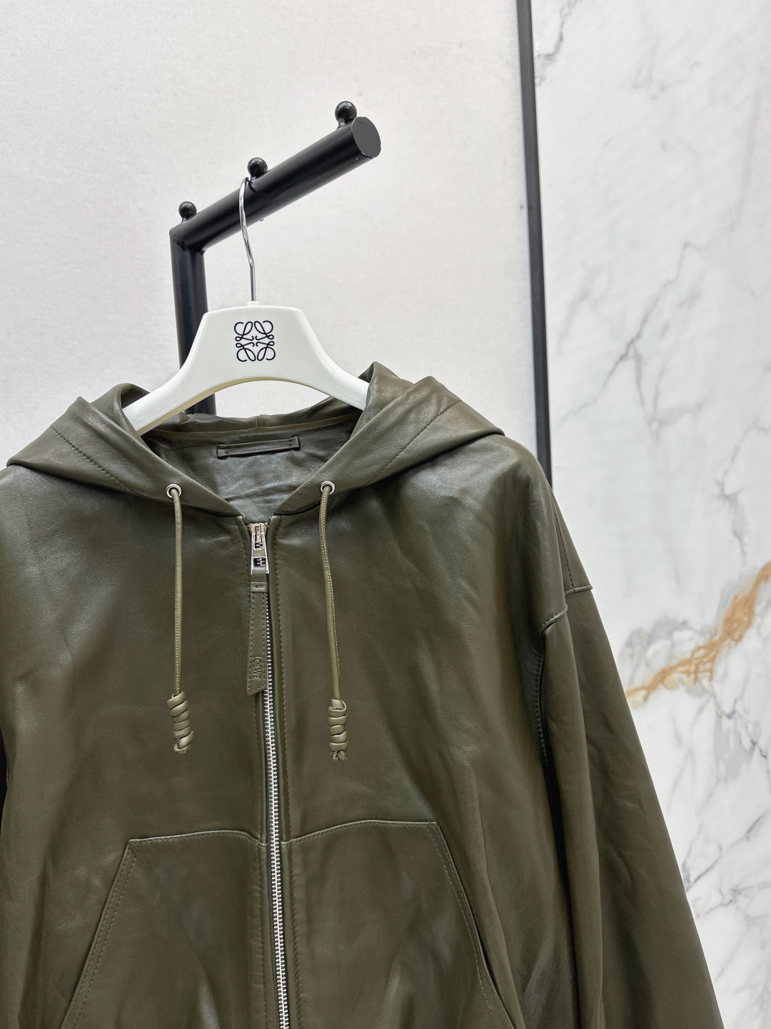 Loe 25fw leather jacket
