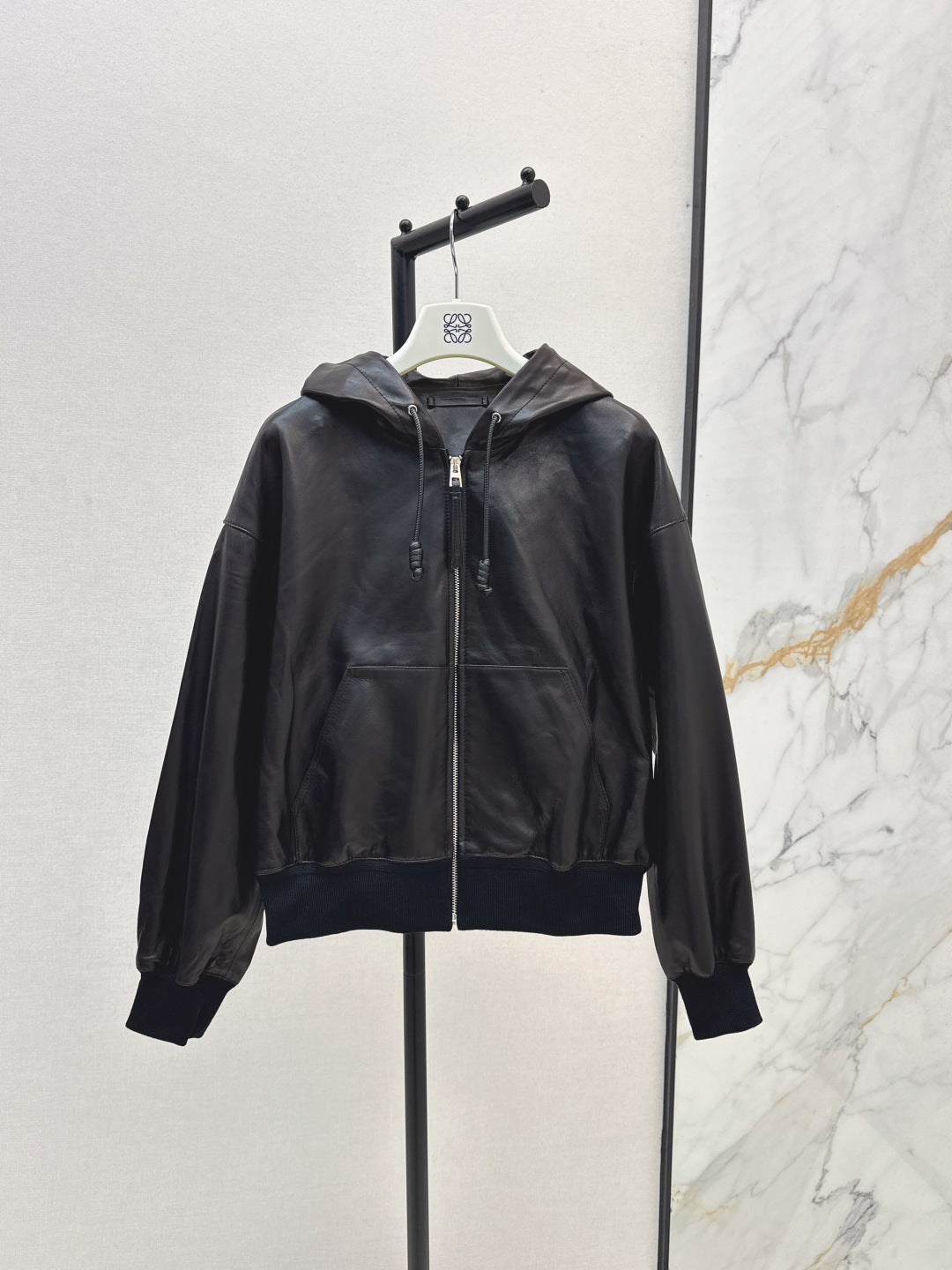 Loe 25fw leather jacket