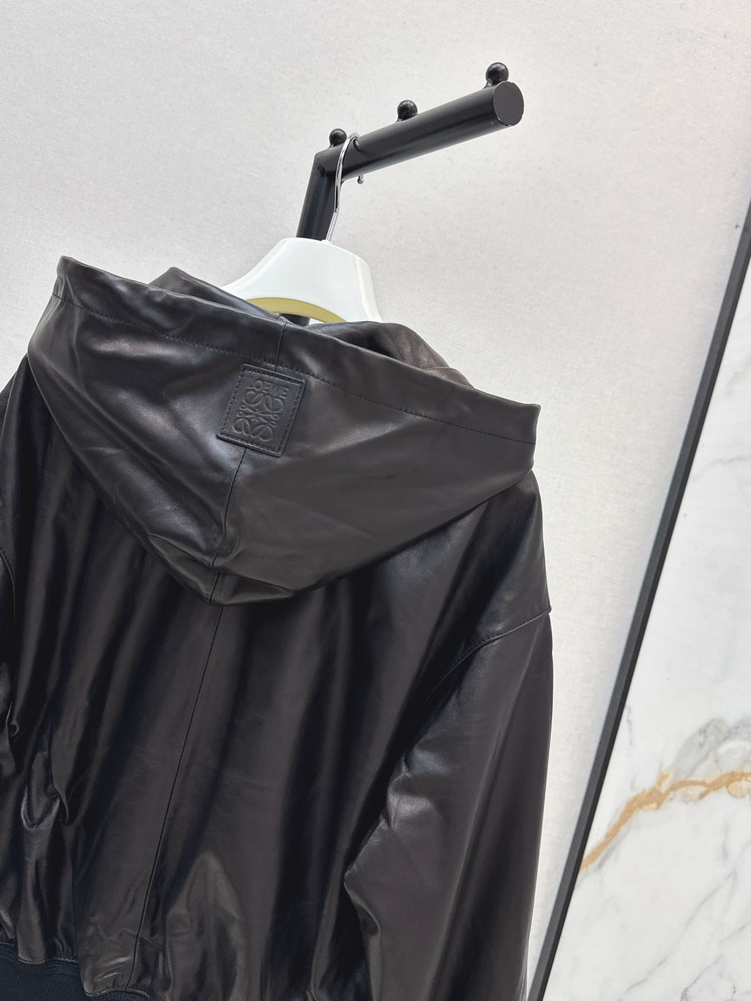 Loe 25fw leather jacket