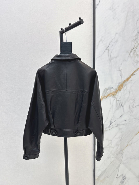 Brune 25fw leather jacket