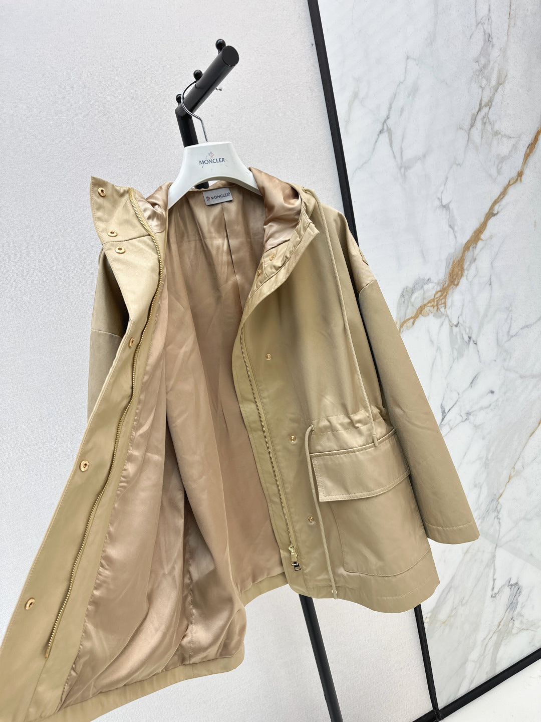 Monc 25fw drawstring jacket