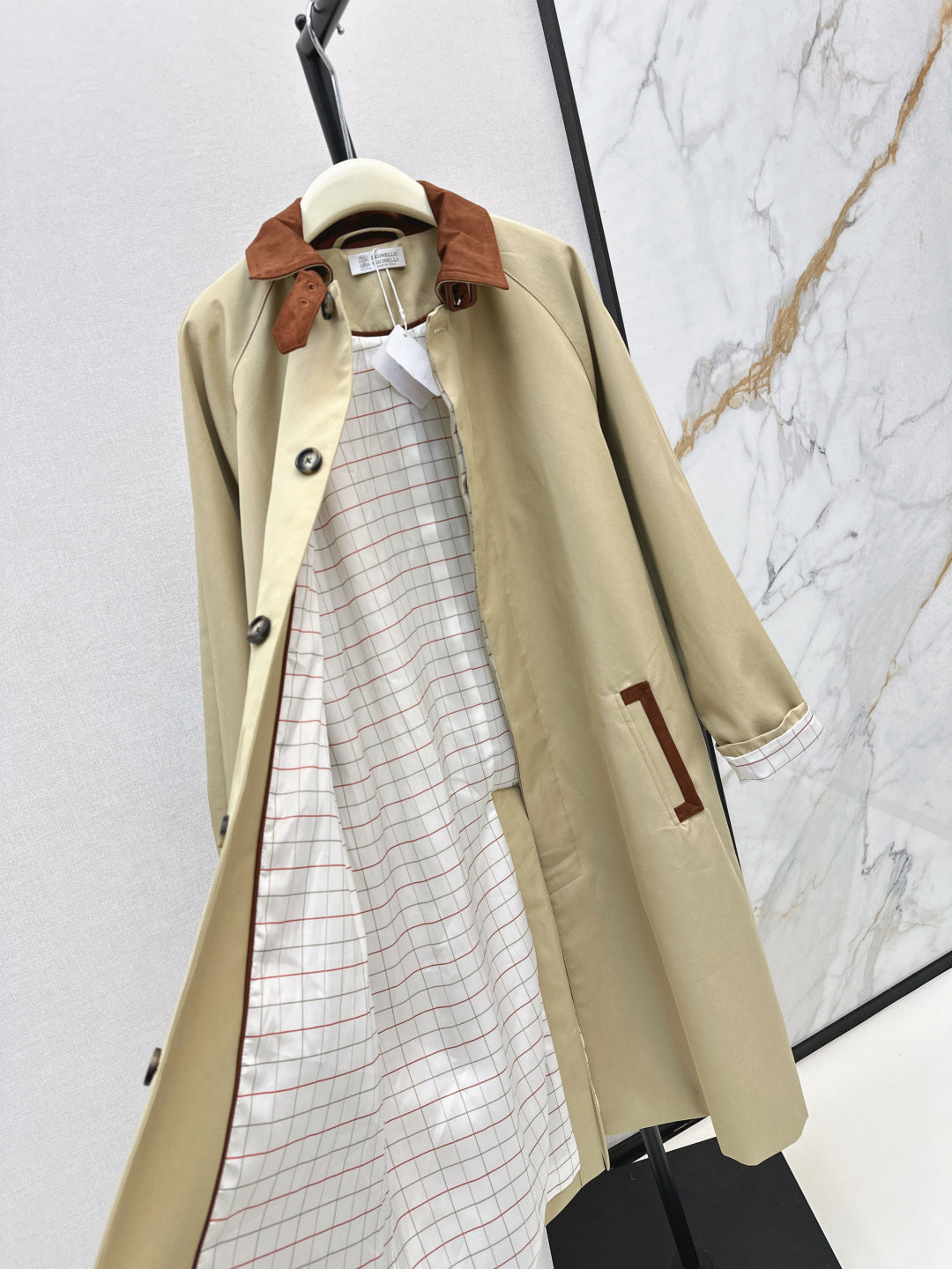 Brune 25fw trench coat
