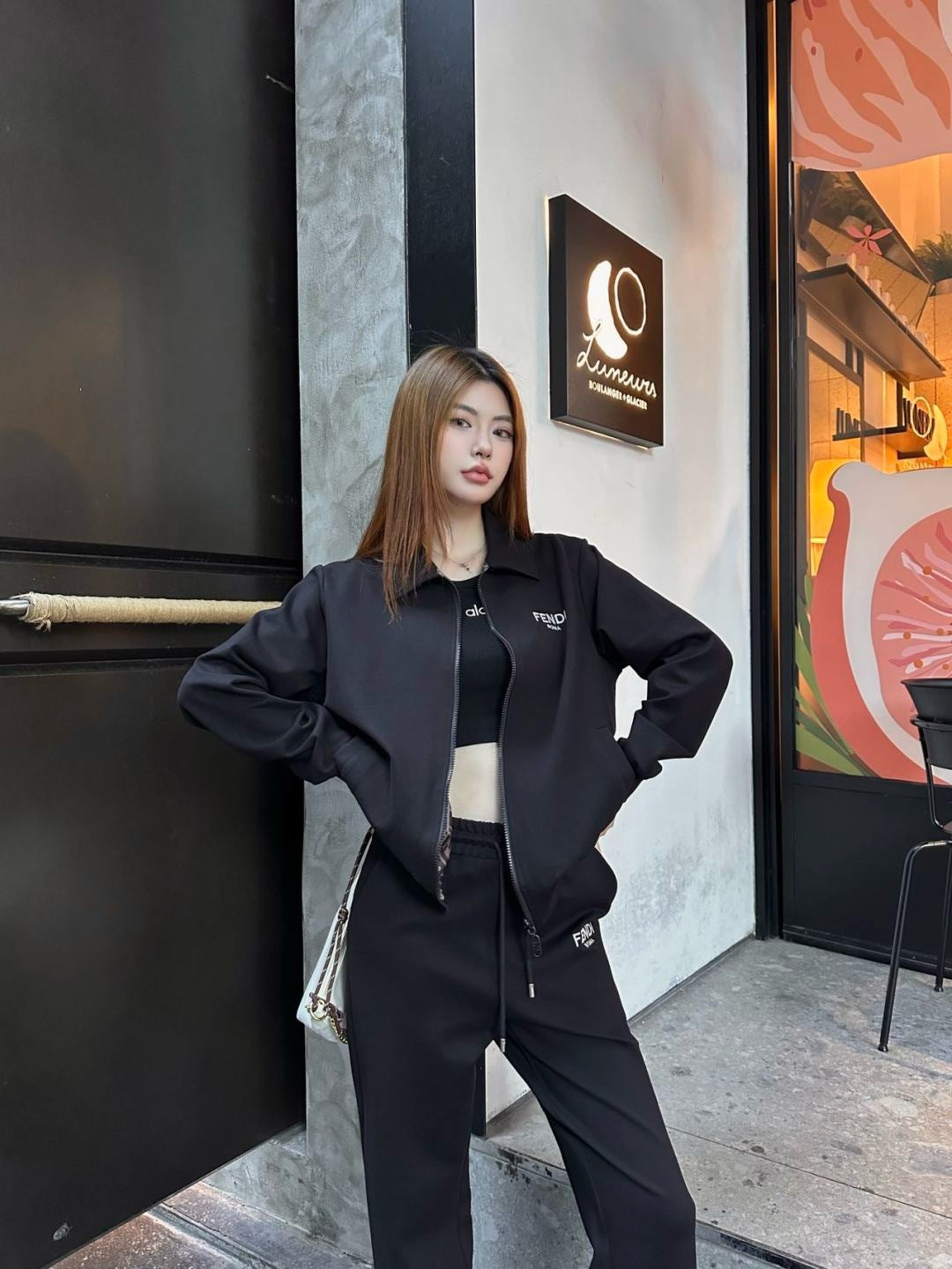Fend 25fw reversible tracksuit