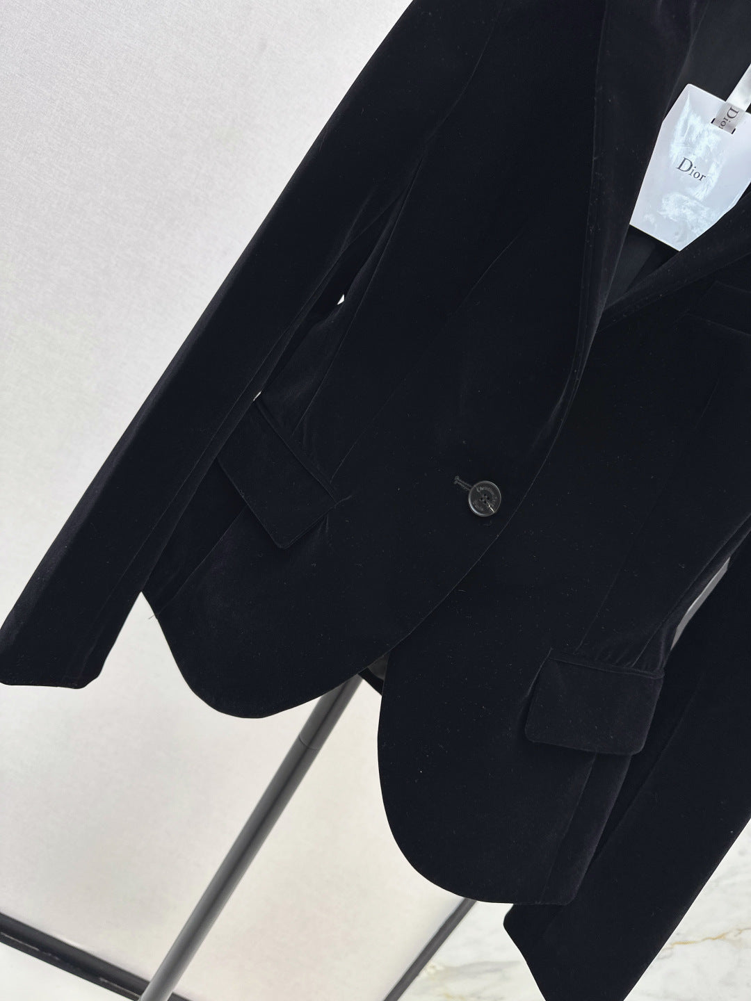 CD 25fw velvet blazer