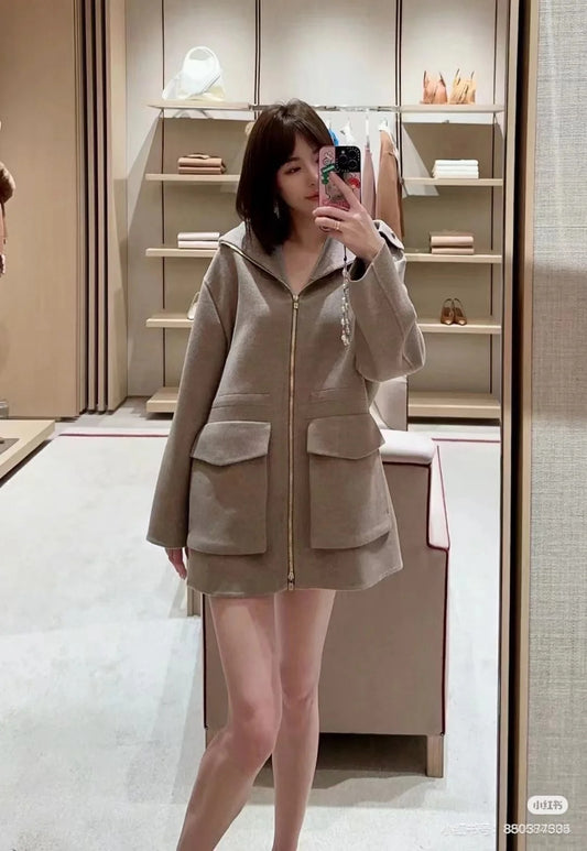 Loro 25fw drawstring coat